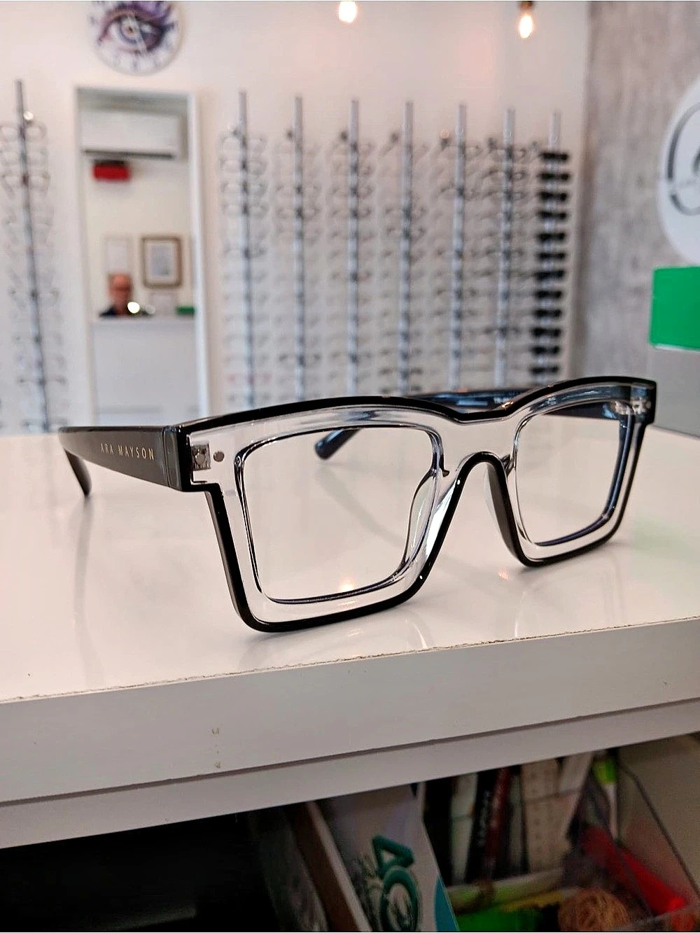 Black Eyeglasses Like New